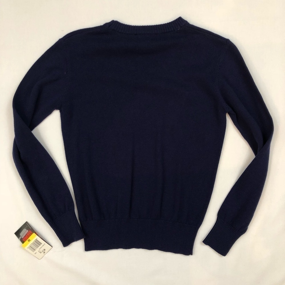 girls Navy Blue Sweater - Picture 3 of 3